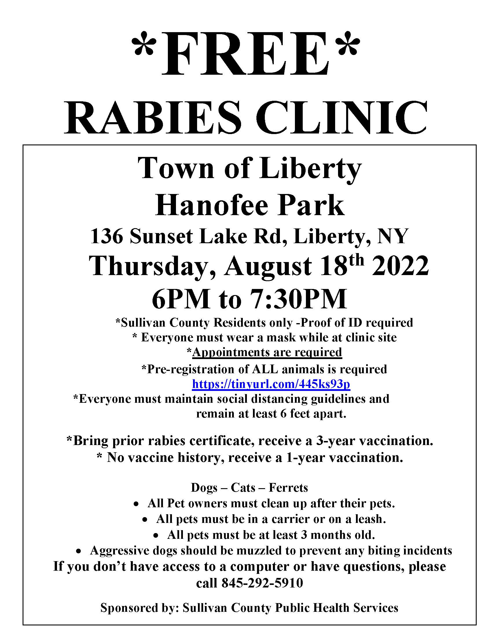Rabies flyer  8-18-2022